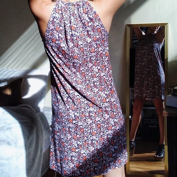 MICHAEL KORS Floral Print Drop Waist Dress EUC - Picture 8 of 8